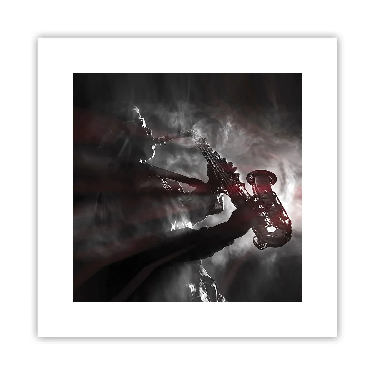 Plakat - I jazzens dampe - 30x30 cm
