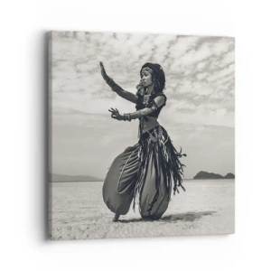 Lærredstryk - Billede på lærred - Dans på de sydlige øer - 40x40 cm