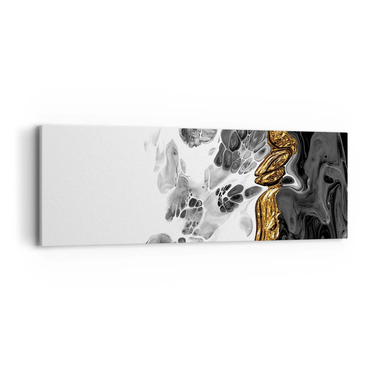 Lærredstryk - Billede på lærred - Organisk sammensætning - 90x30 cm