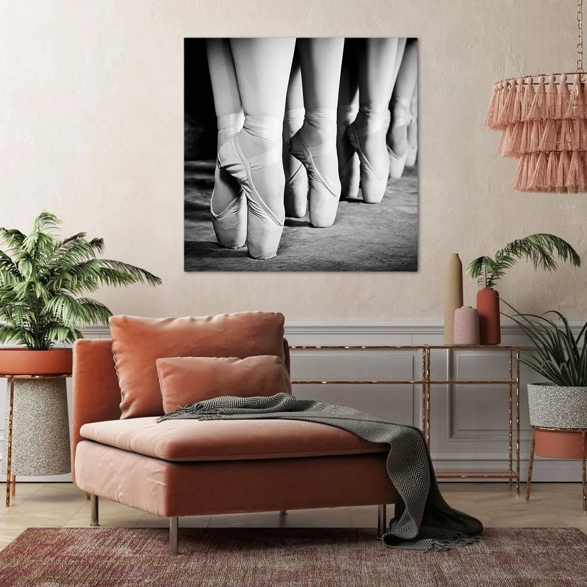 Lærredstryk - Billede på lærred - Sammen, let - 50x50 cm