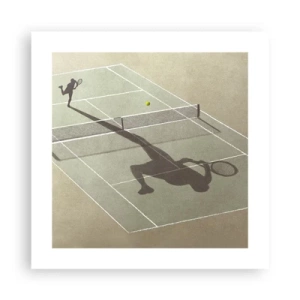 Plakat - Overvind dig selv - 40x40 cm