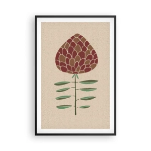 Plakat i sort ramme - Som en stor pind - 61x91 cm