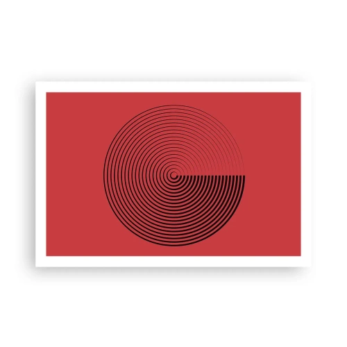 Plakat - Cirkulær bevægelse - 91x61 cm