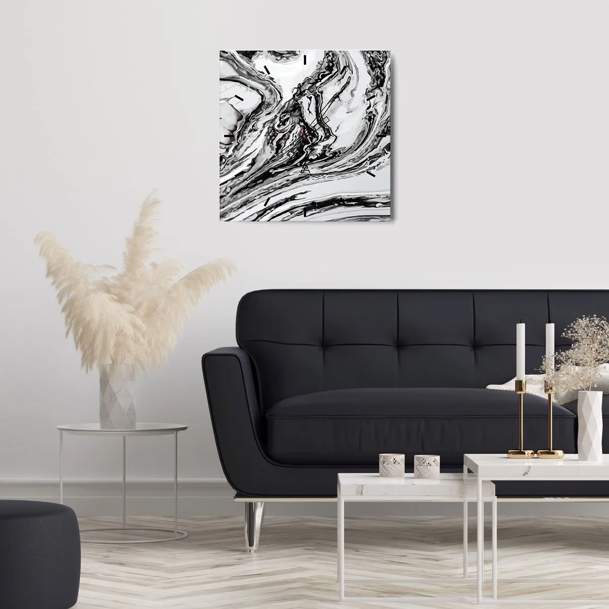 Vægur, Uret - I begyndelsen var det kaos - 30x30 cm