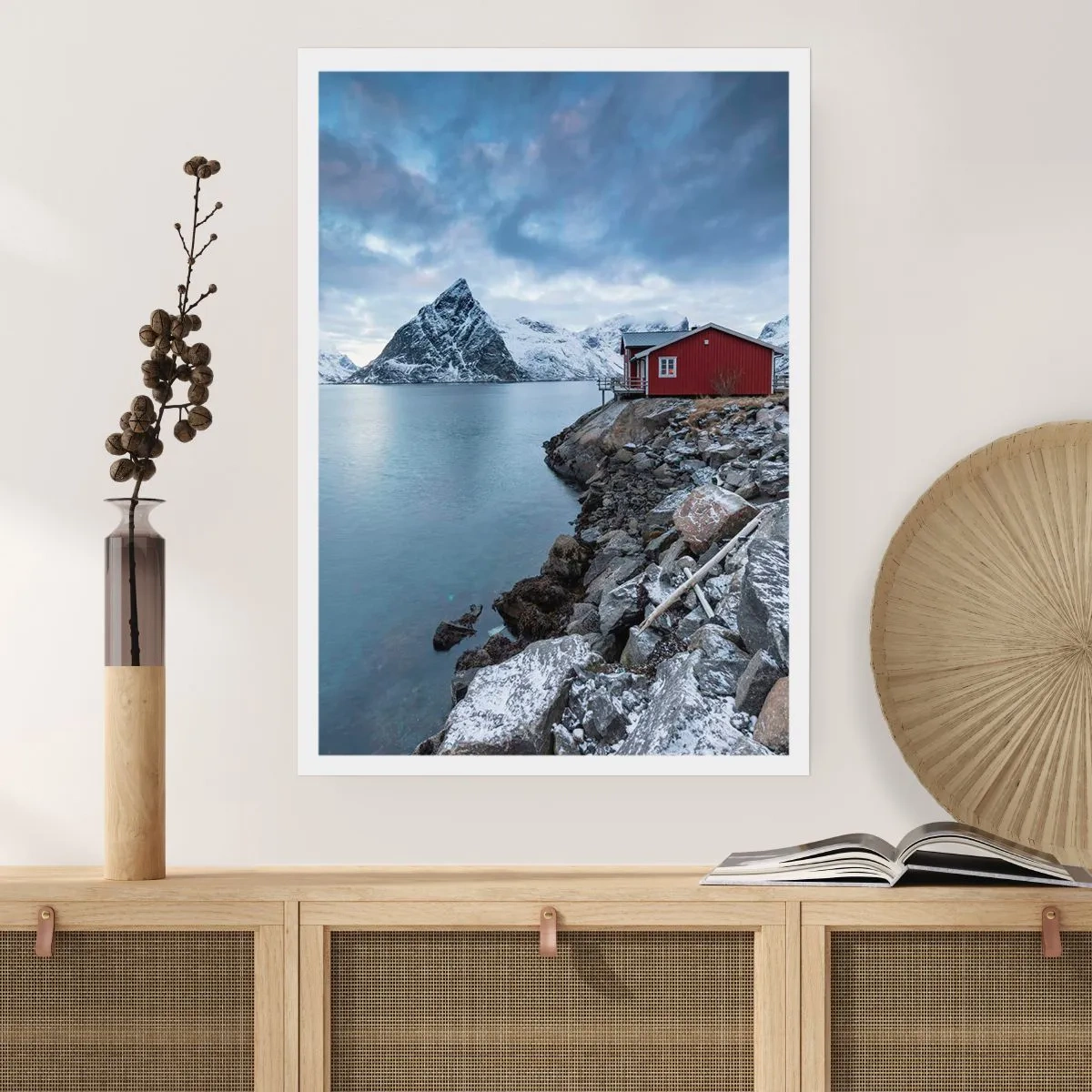 Plakat - Skandinavisk tilflugtssted - 30x40 cm