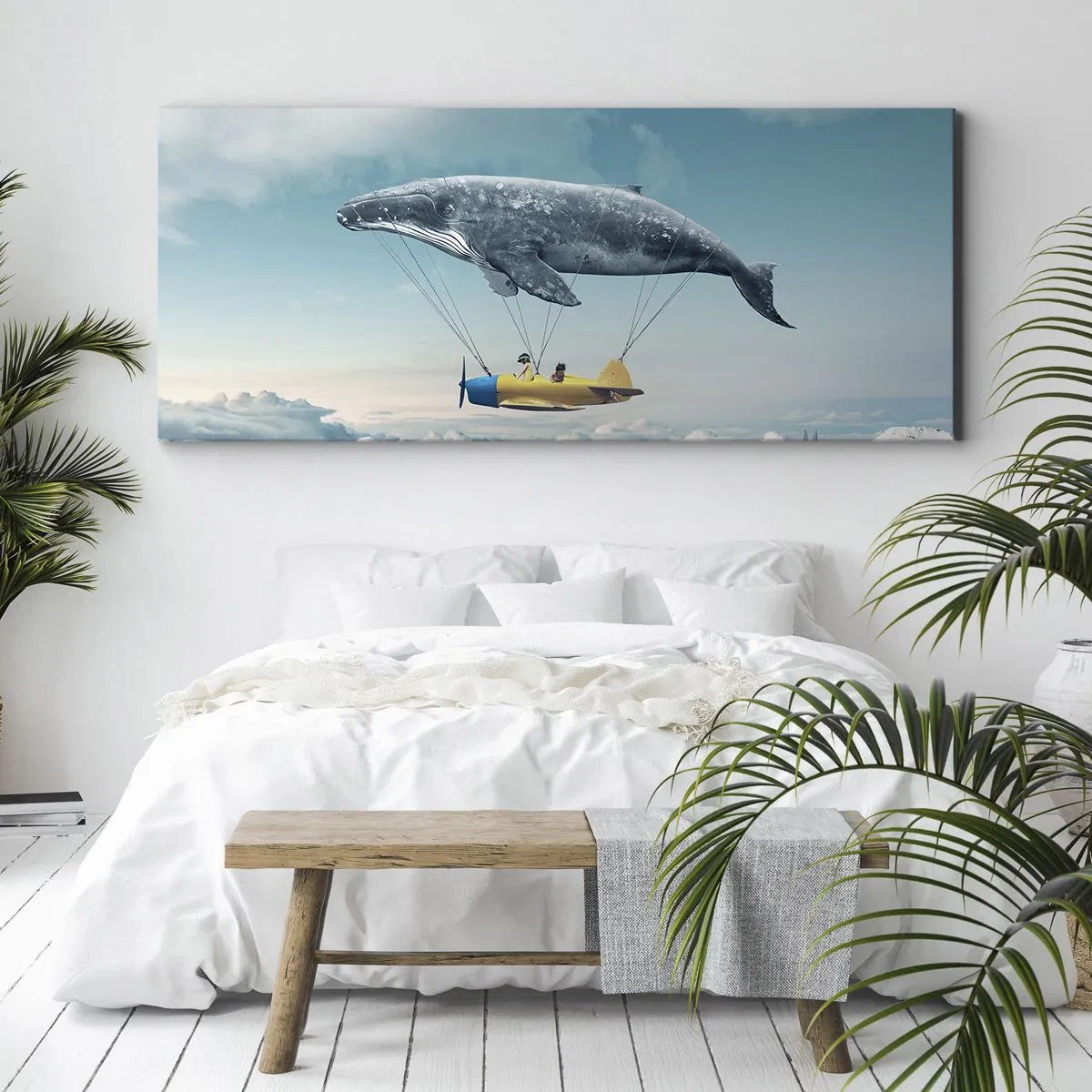 Lærredstryk - Billede på lærred - Hvorfor ikke? - 140x50 cm