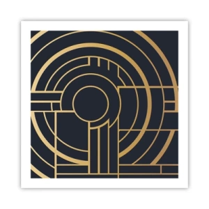 Plakat - At vende tingene på hovedet - 60x60 cm