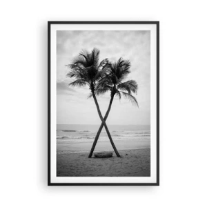 Plakat i sort ramme - Ømt nærvær - 61x91 cm