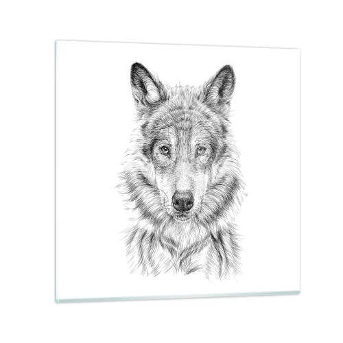 Billede på glas - En født leder - 30x30 cm