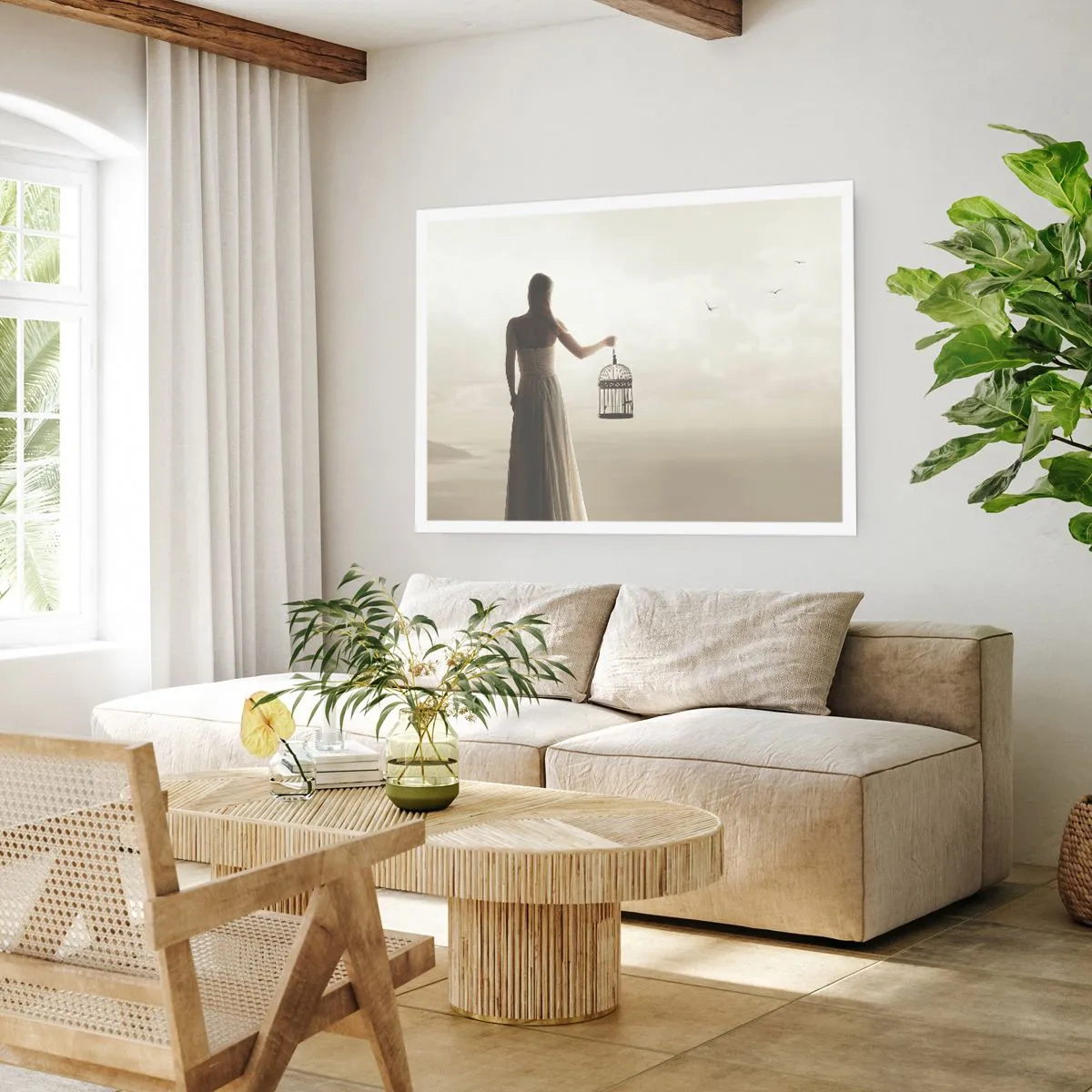 Plakat - Vær fri - 91x61 cm