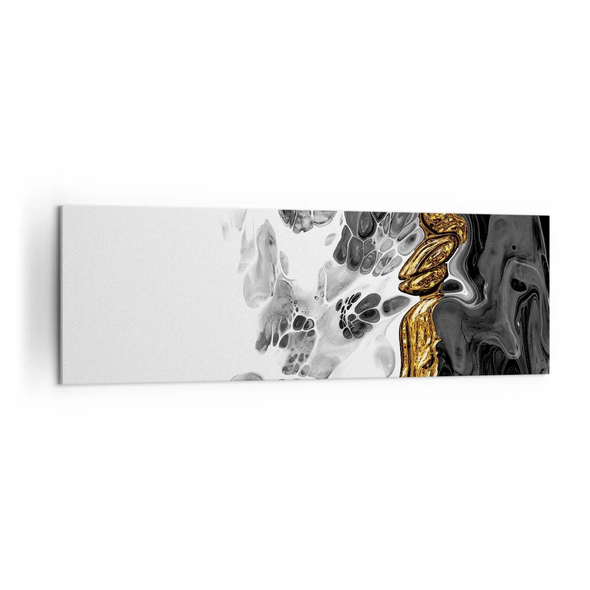 Lærredstryk - Billede på lærred - Organisk sammensætning - 160x50 cm