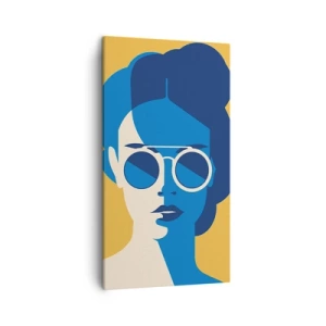 Lærredstryk - Billede på lærred - Ferie-look - 45x80 cm