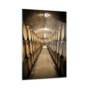 Billede på glas - I en murstenskælder - 50x70 cm