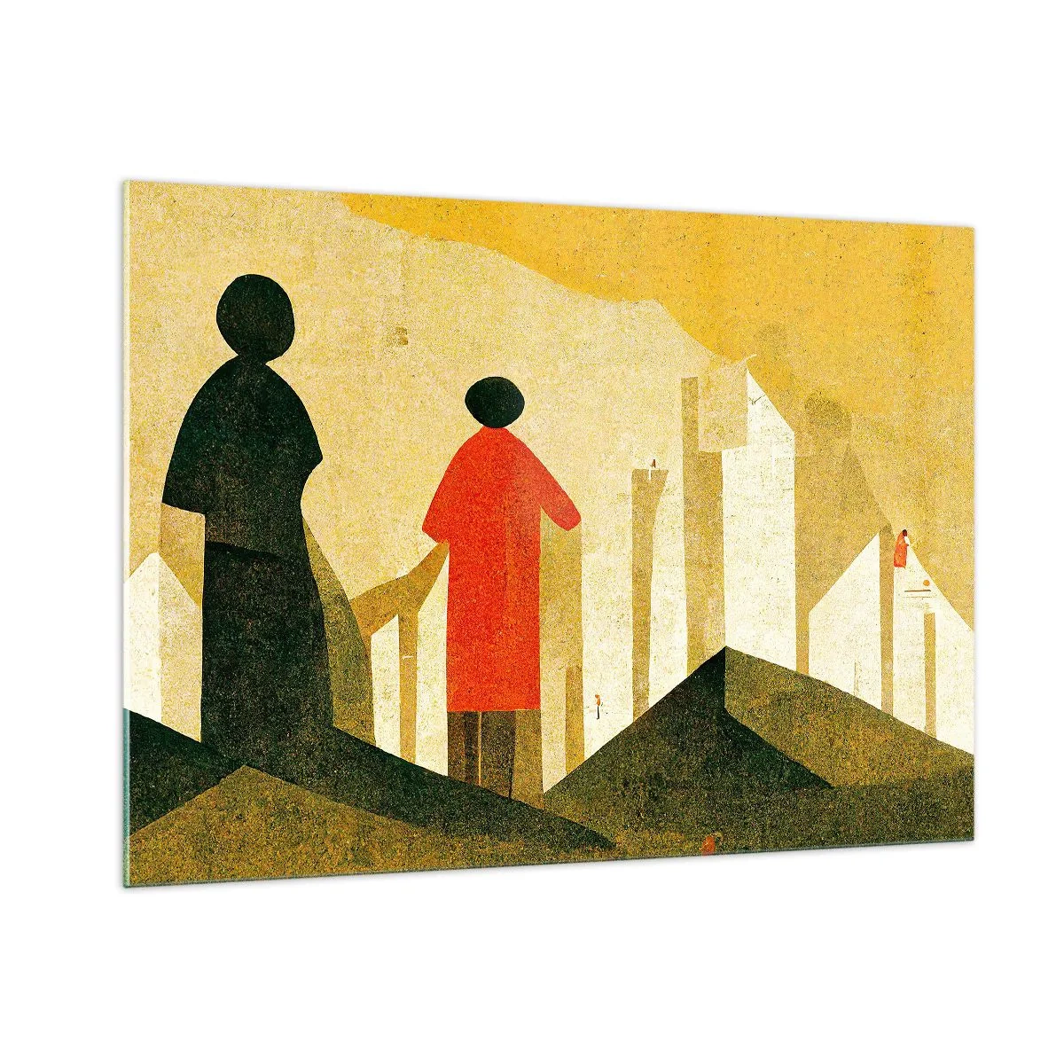 Billede på glas - Stadig langt væk - 100x70 cm