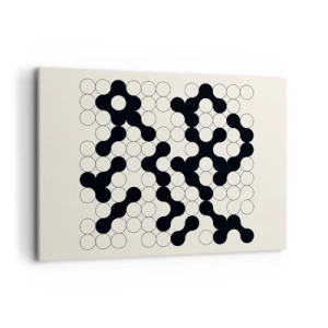 Lærredstryk - Billede på lærred - Kinesisk spil - variation - 100x70 cm