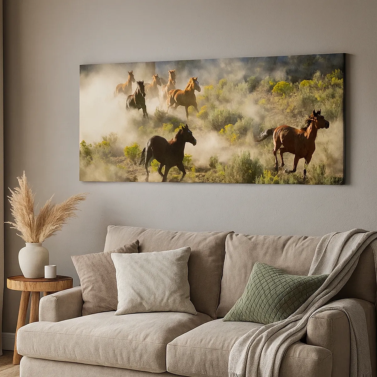 Lærredstryk - Billede på lærred - Rivalisering - frihed eller maskulin kraft? - 30x30 cm