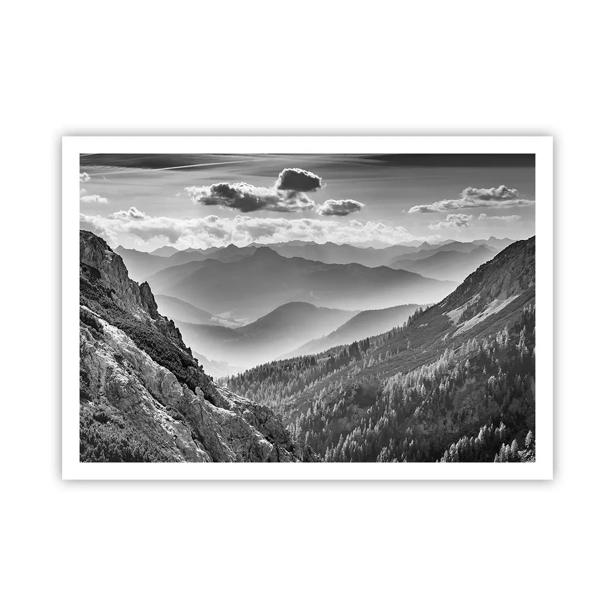 Plakat - Hele vejen til horisonten - 100x70 cm