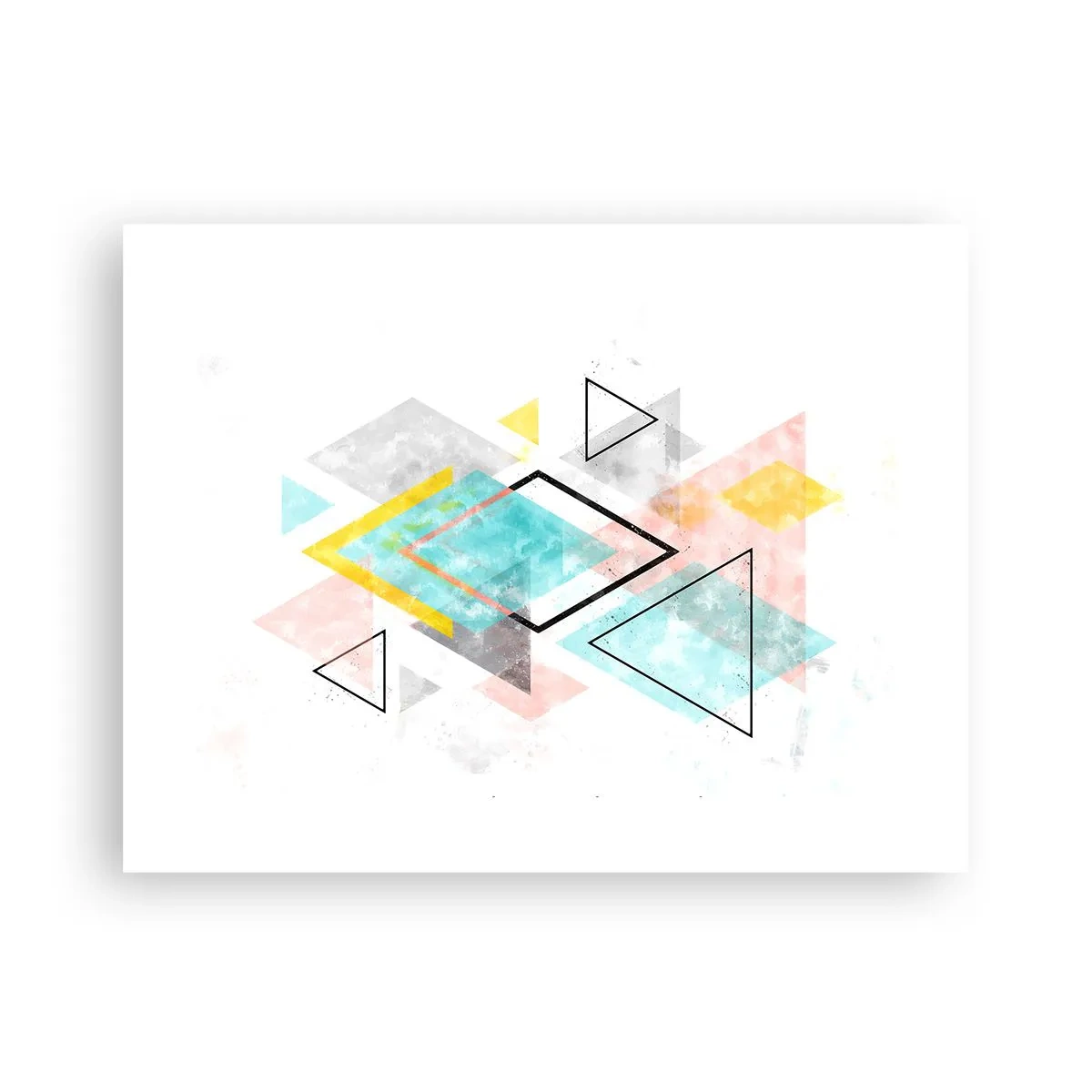Plakat - Geometrisk leg - 40x30 cm