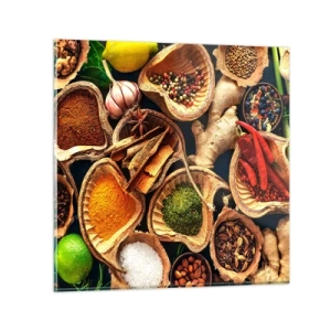 Billede på glas - Tag, hvad du vil have - 30x30 cm