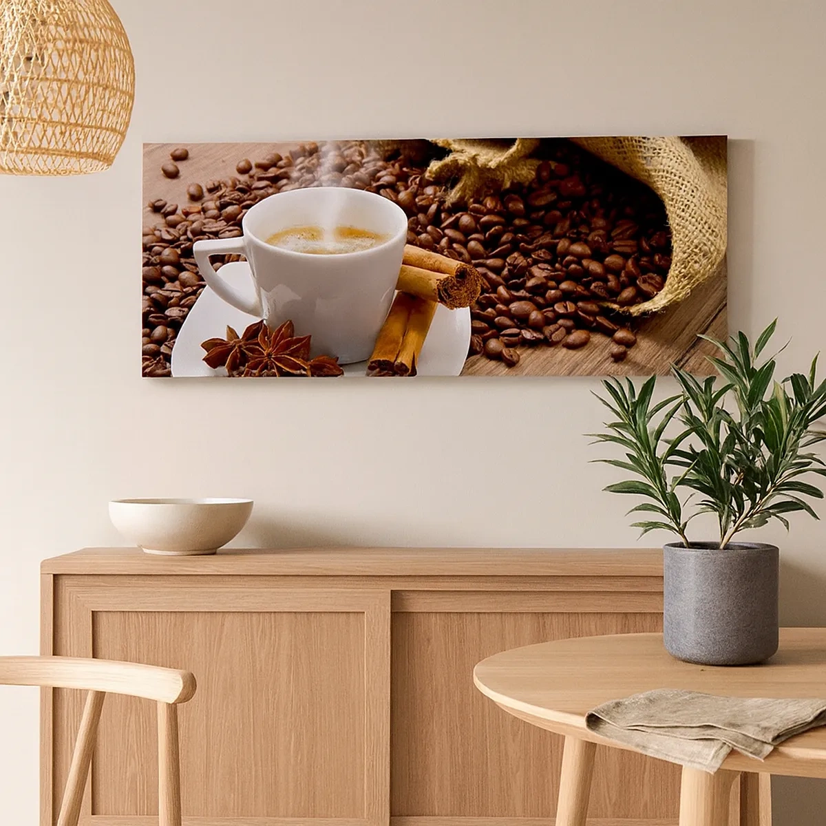 Lærredstryk - Billede på lærred - Krydret smag og aroma - 30x30 cm