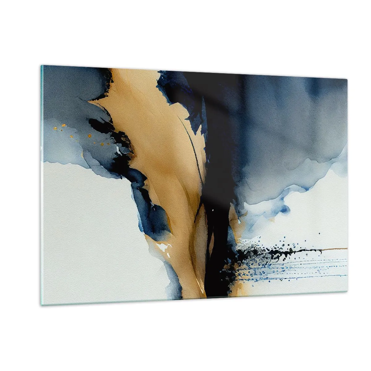 Billede på glas - Bag sløret - 120x80 cm