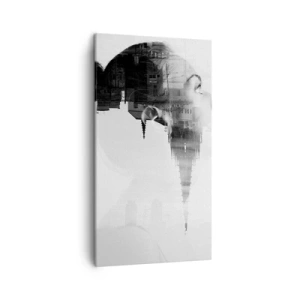 Lærredstryk - Billede på lærred - På begge sider af glasset - 45x80 cm