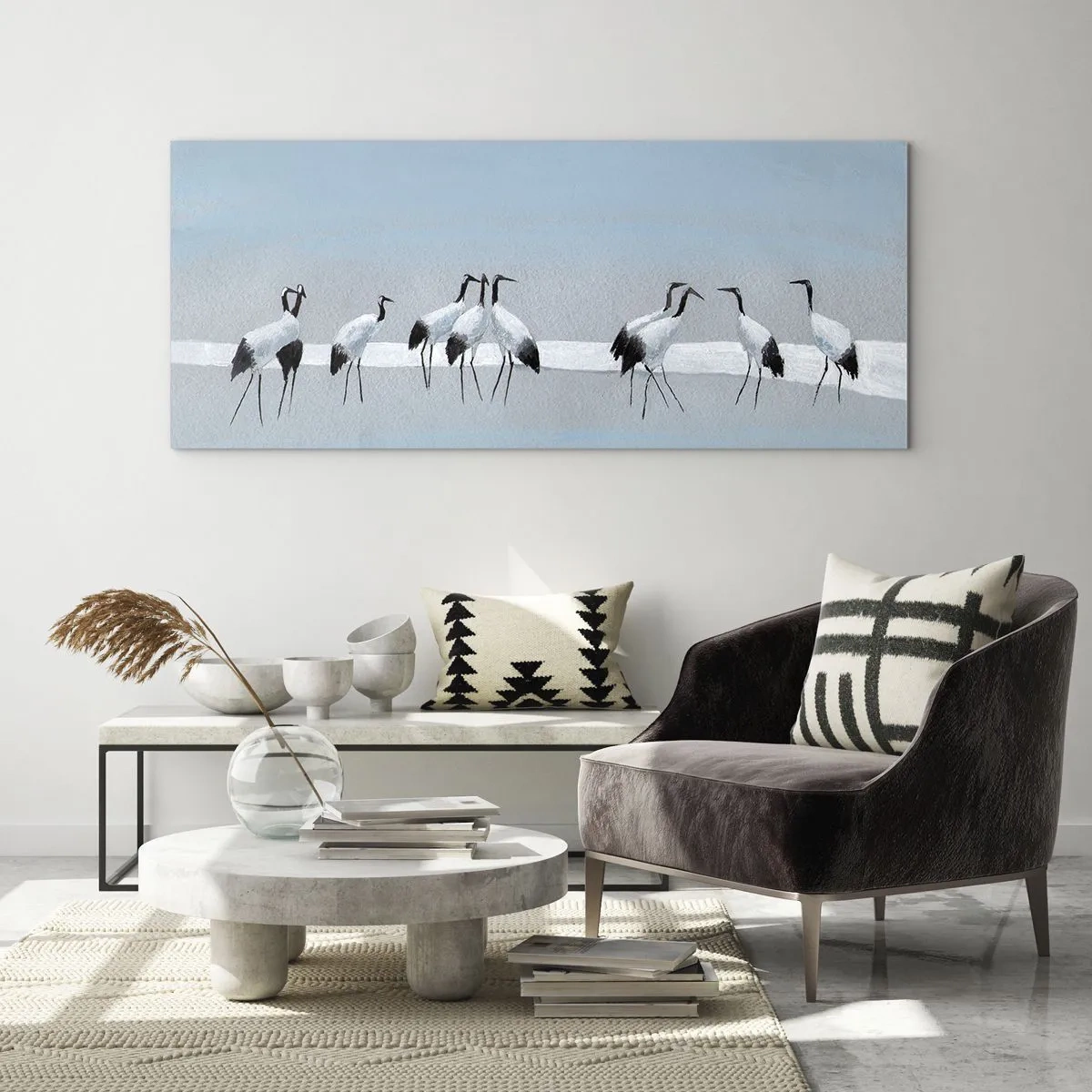 Billede på glas - Efter en varm dag - 140x50 cm