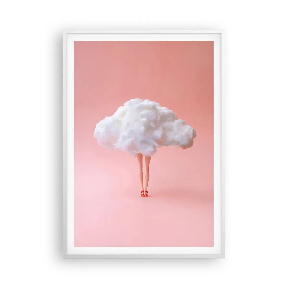 Plakat i hvid ramme - Et sødt løfte - 70x100 cm