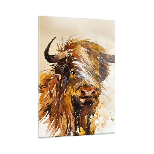Billede på glas - Jægerens stolthed - 50x70 cm