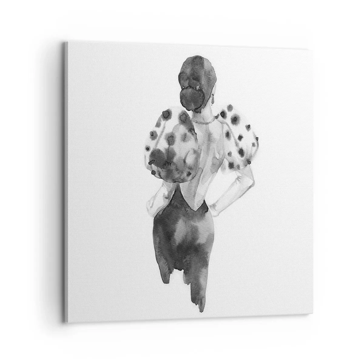 Lærredstryk - Billede på lærred - Den gik lige forbi - 60x60 cm