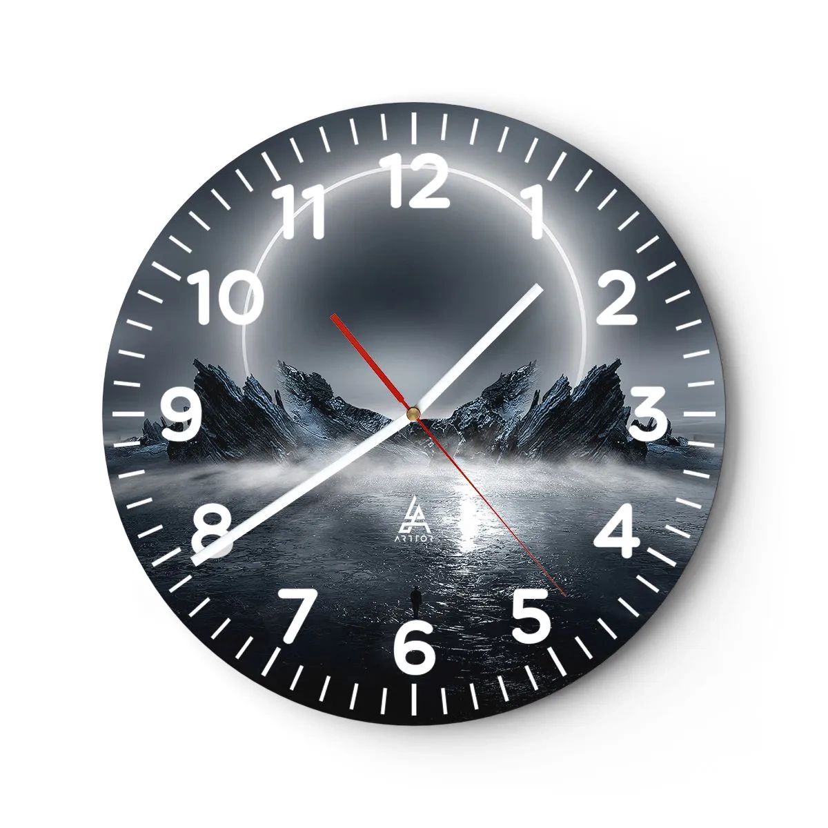 Vægur, Uret - En finale på en historie - 30x30 cm