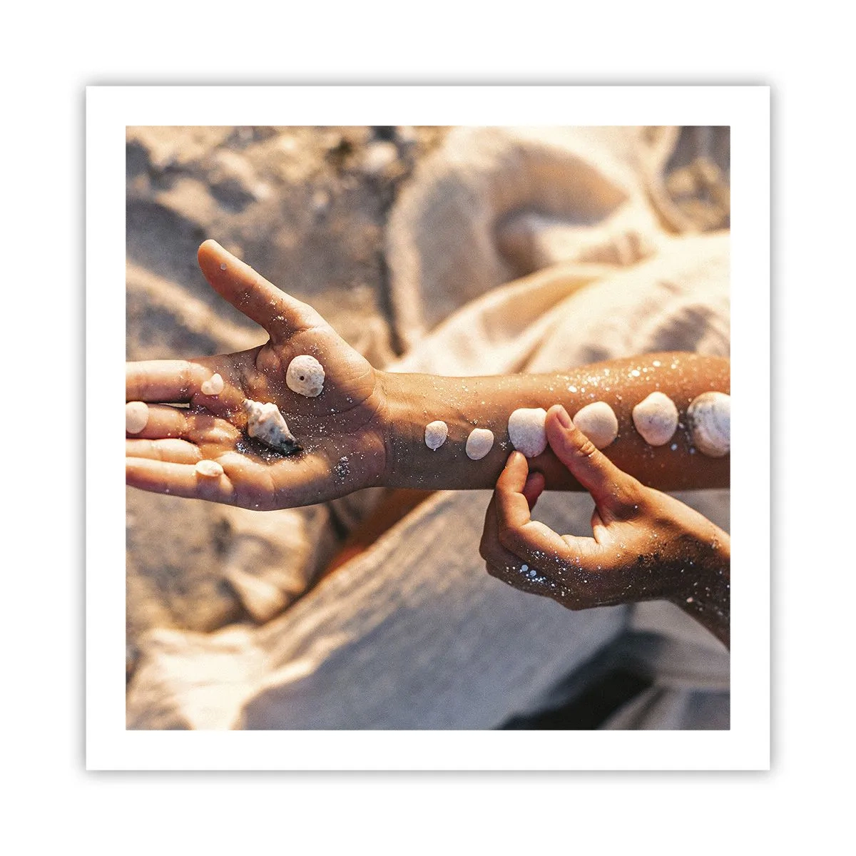 Plakat - Skønhed inden for rækkevidde - 60x60 cm