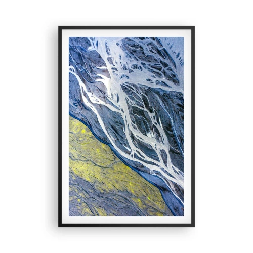 Plakat i sort ramme - Naturens hulemalerier - 61x91 cm