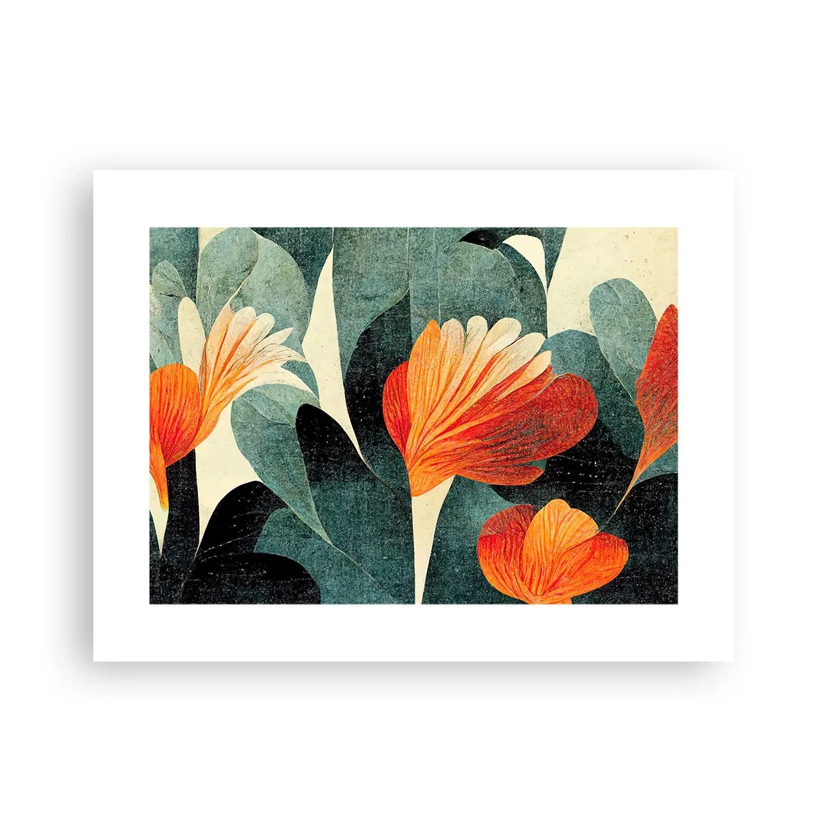 Plakat - Varmen fra troperne og køligheden fra det grønne - 40x30 cm