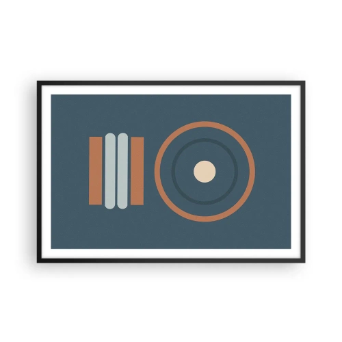 Plakat i sort ramme - Essensen af tingene - 91x61 cm