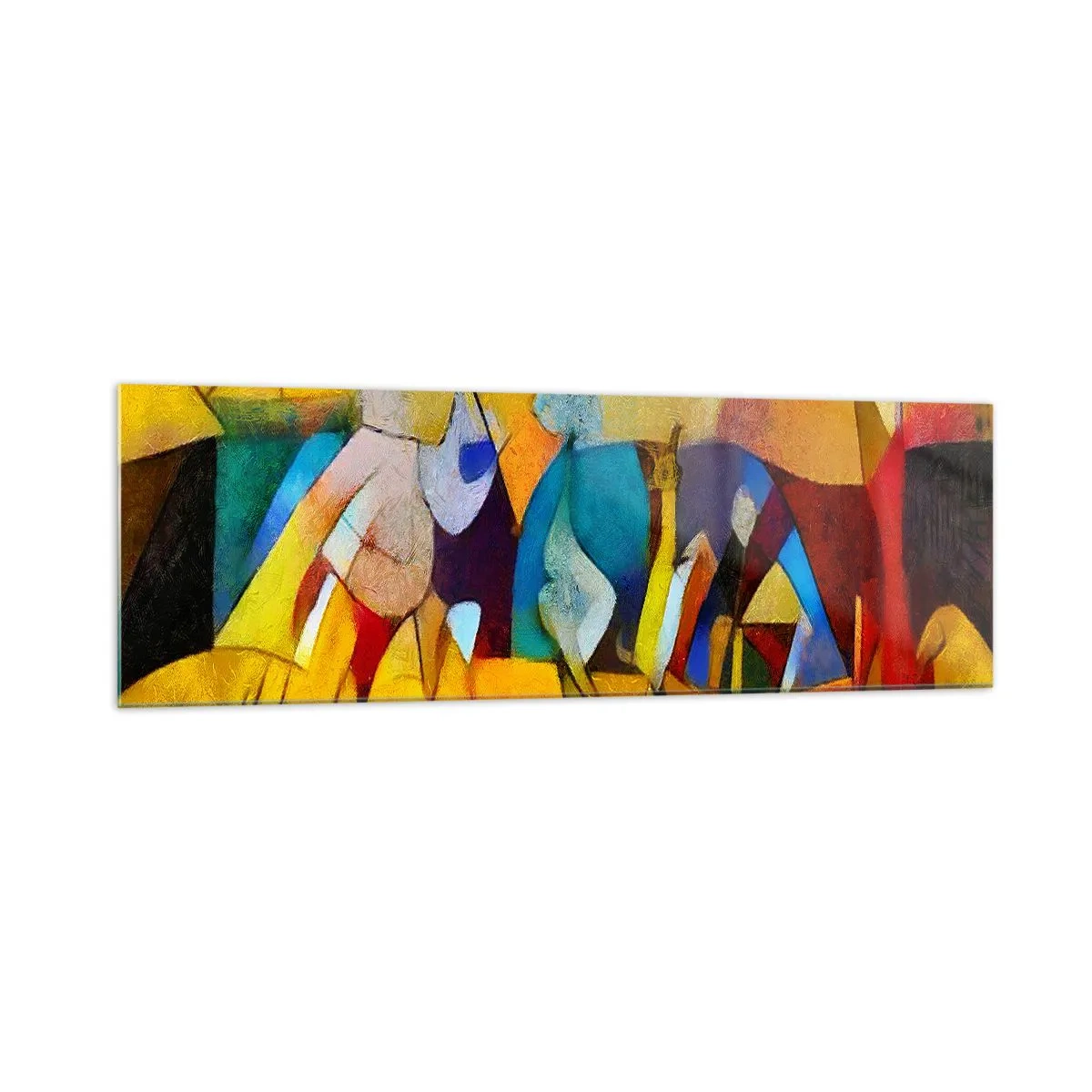 Billede på glas - Sol - liv - glæde - 160x50 cm