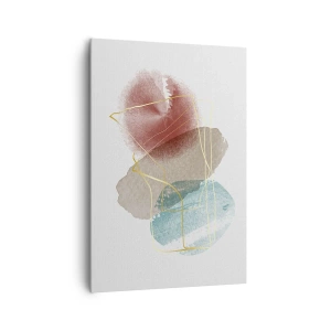 Lærredstryk - Billede på lærred - Rummets perler - 70x100 cm