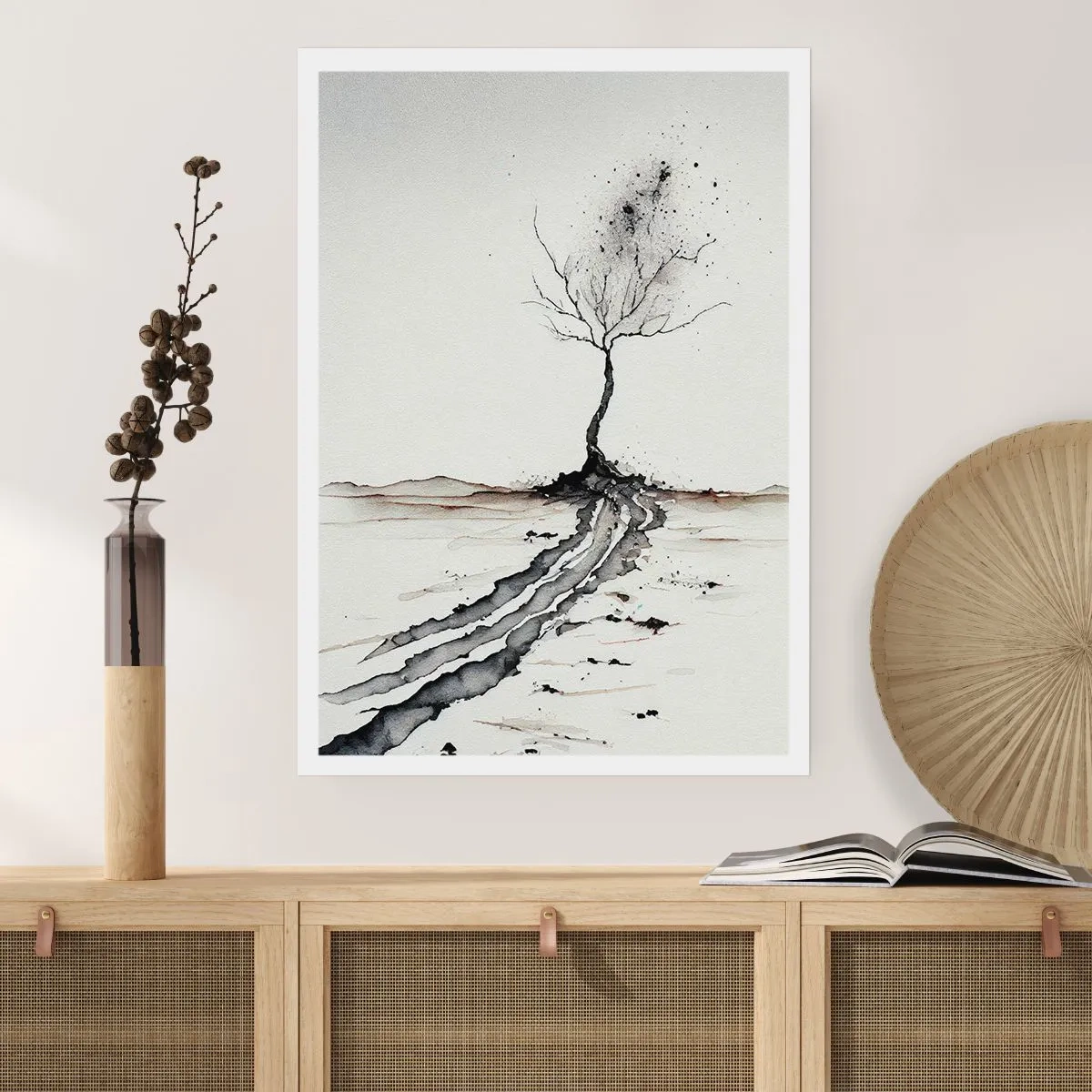 Plakat - Vinterens melankoli - 30x40 cm
