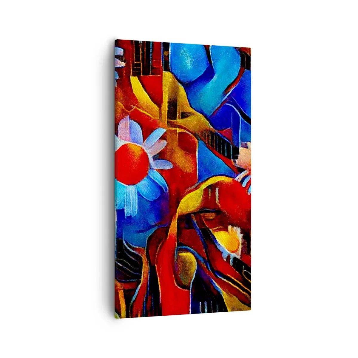 Lærredstryk - Billede på lærred - Livets farver - 55x100 cm