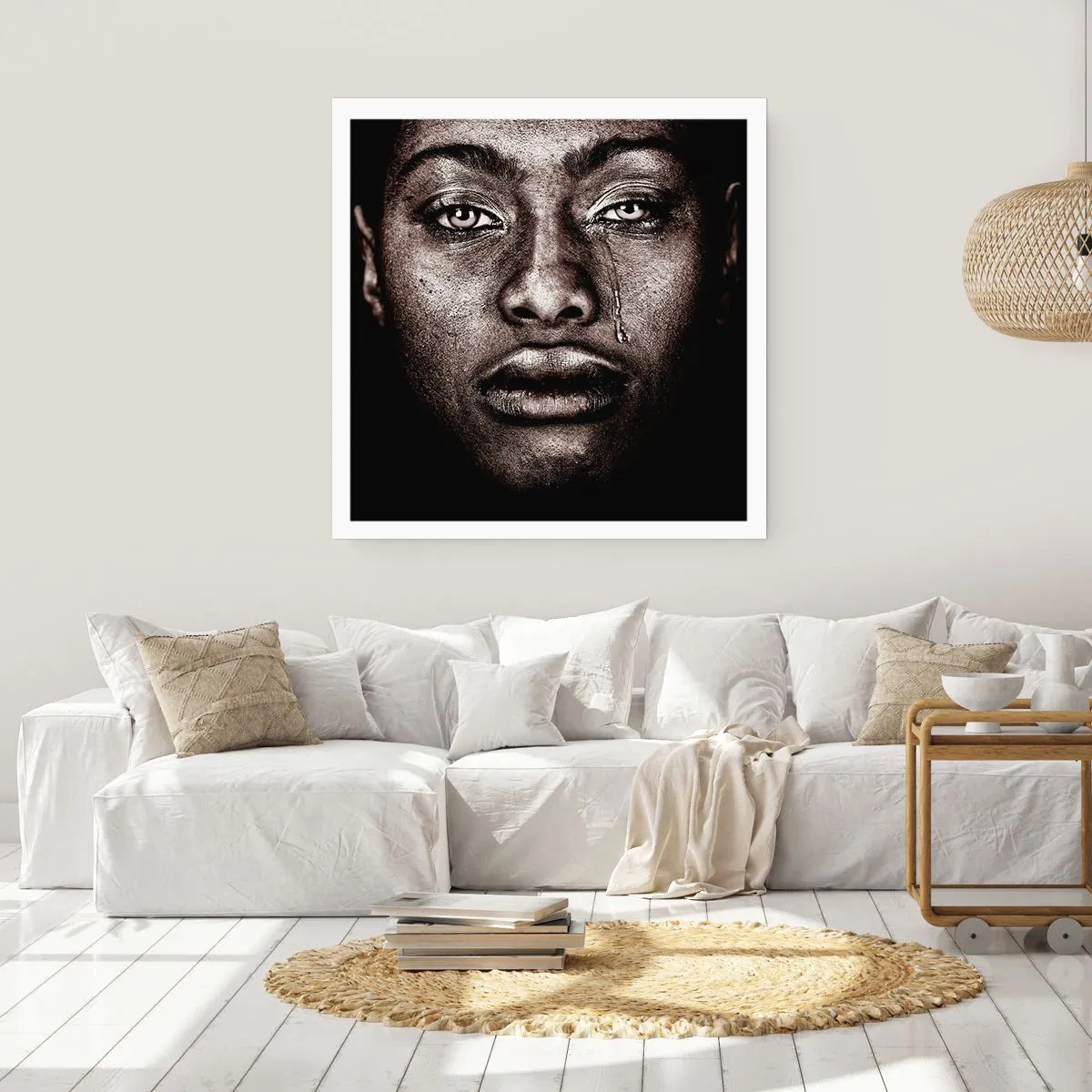 Plakat - Én tåre - 30x30 cm