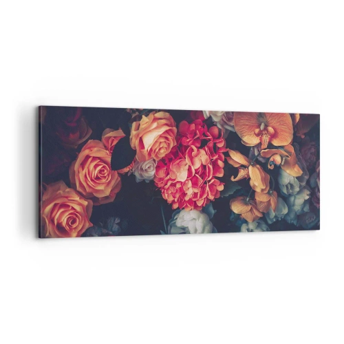 Lærredstryk - Billede på lærred - Ligesom de hollandske mestre - 100x40 cm