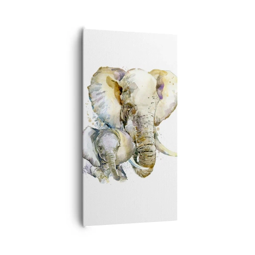 Lærredstryk - Billede på lærred - Der er intet sted som hos mor - 65x120 cm