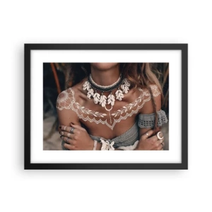 Plakat i sort ramme - Talismaner, ritualer om kvindelighed - 40x30 cm