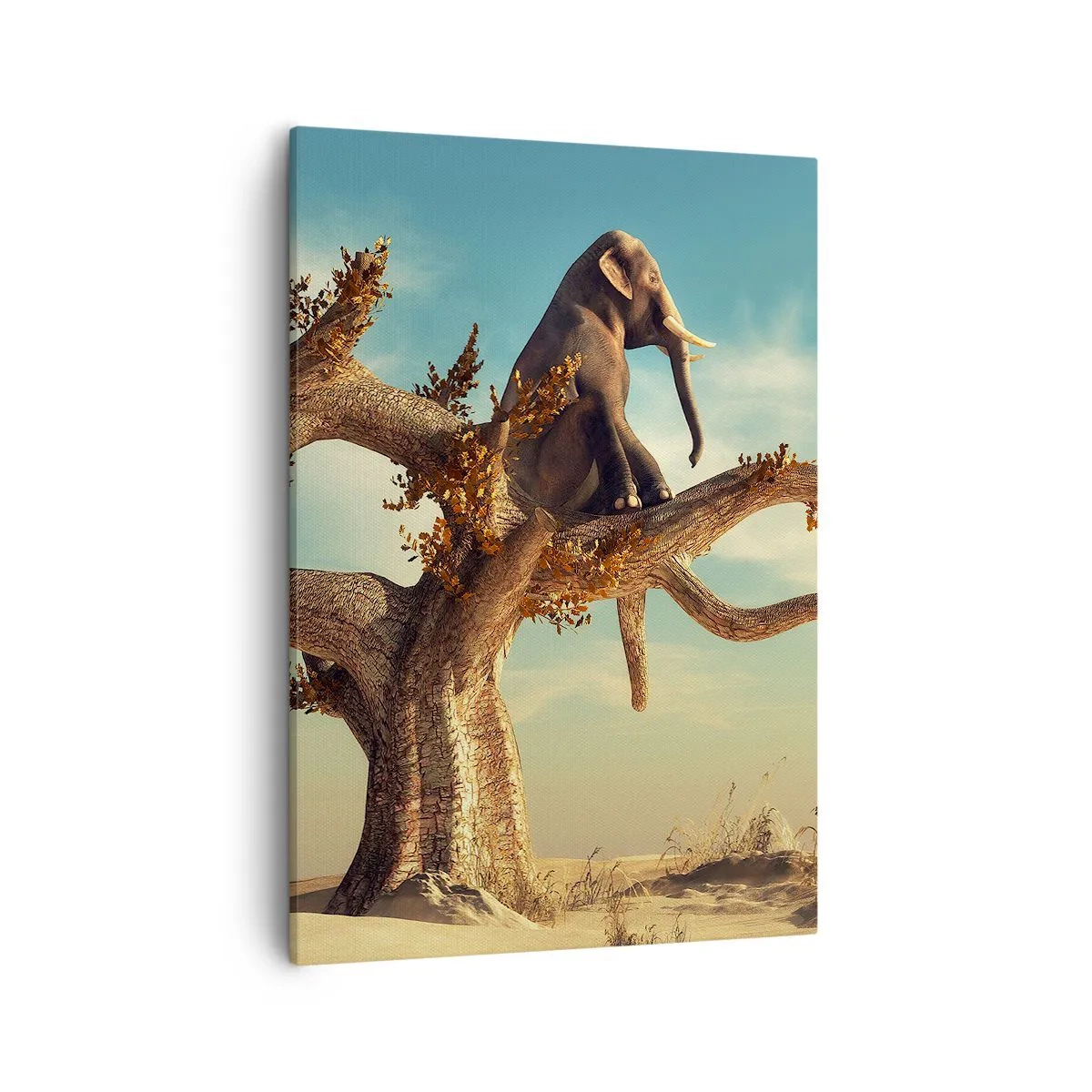 Lærredstryk - Billede på lærred - Et nyt synspunkt - 50x70 cm