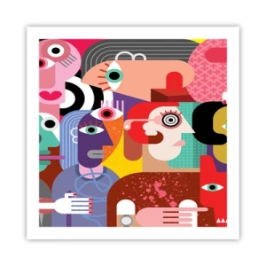 Plakat - Vi fra hr. Picasso - 60x60 cm