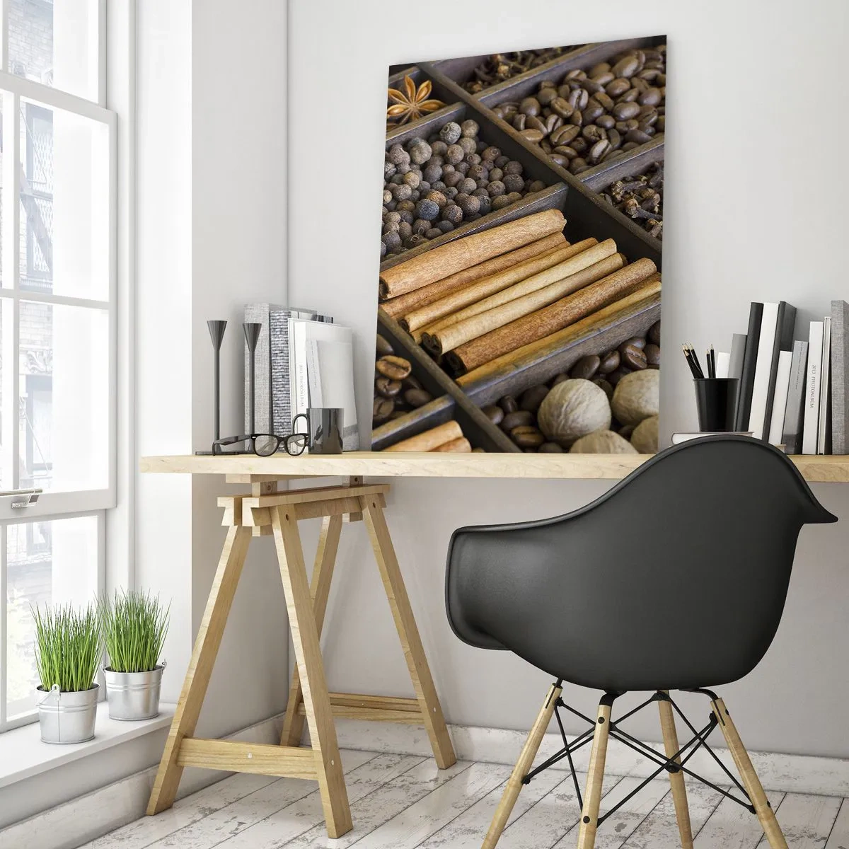 Billede på glas - Et skatkammer af aromaer - 50x70 cm