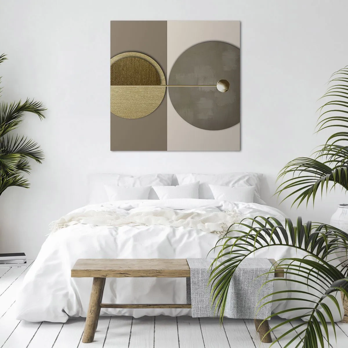 Lærredstryk - Billede på lærred - Perfekt balance - 70x70 cm