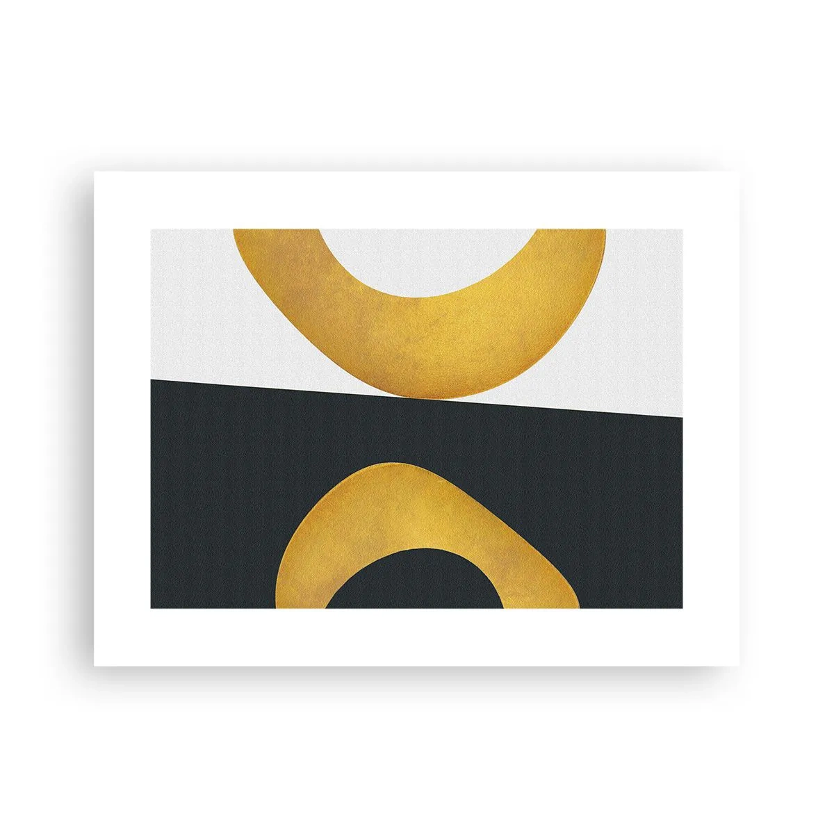 Plakat - Først: guld - 40x30 cm