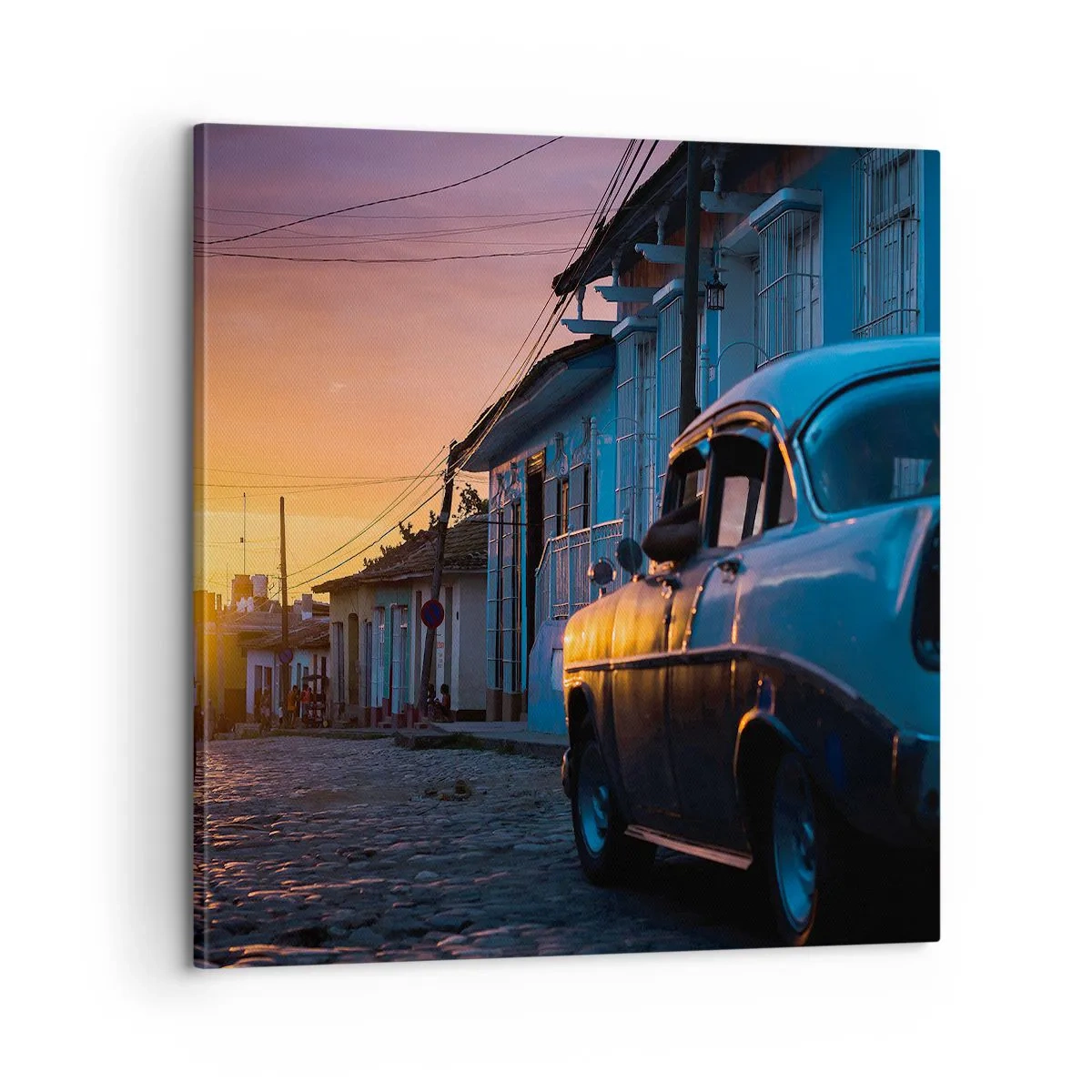 Lærredstryk - Billede på lærred - Det er her, tiden går langsommere - 60x60 cm