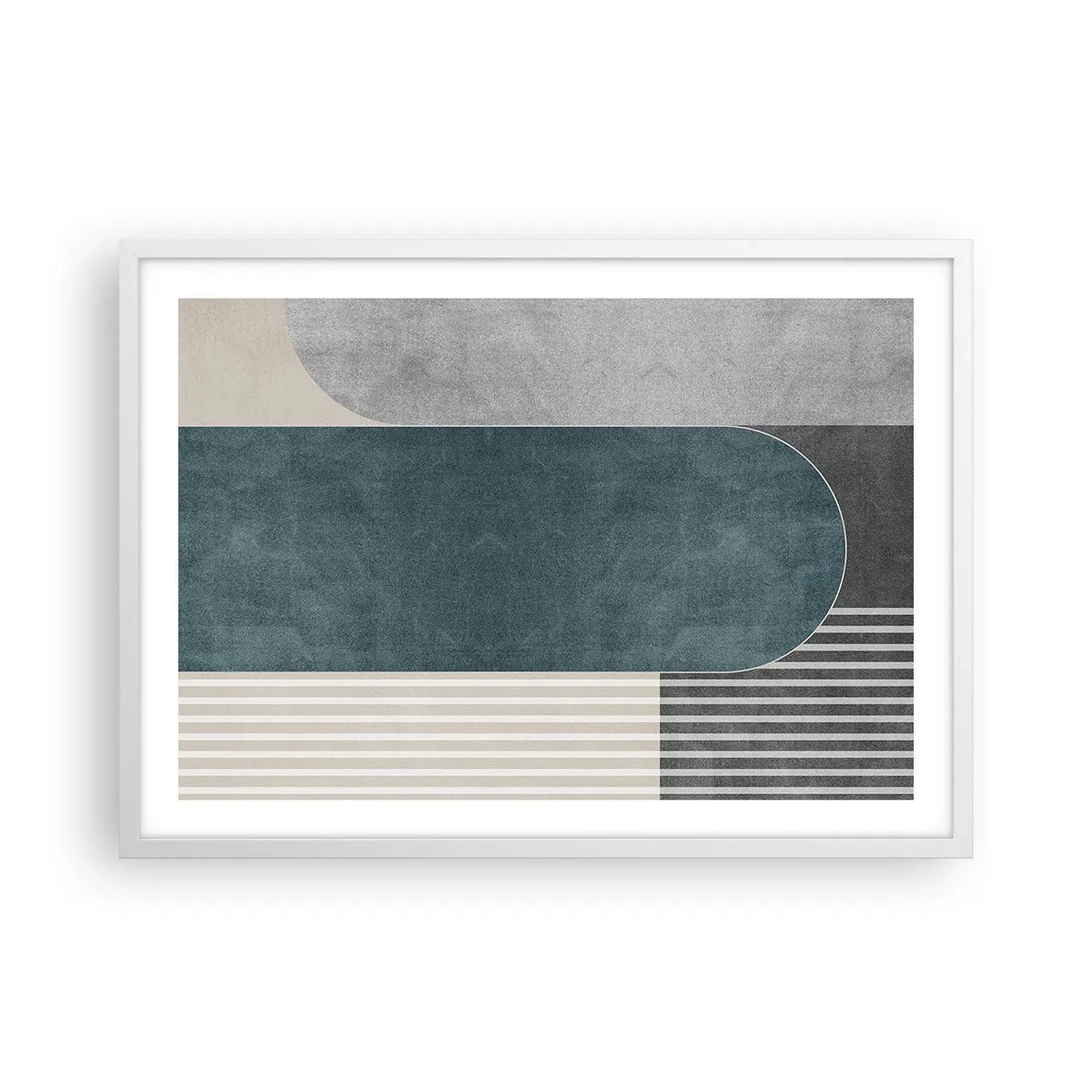 Plakat i hvid ramme - Horisontal komposition - 70x50 cm